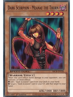 Dark Scorpion - Meanae the Thorn - SBCB-EN156 - Common - 1st Edition