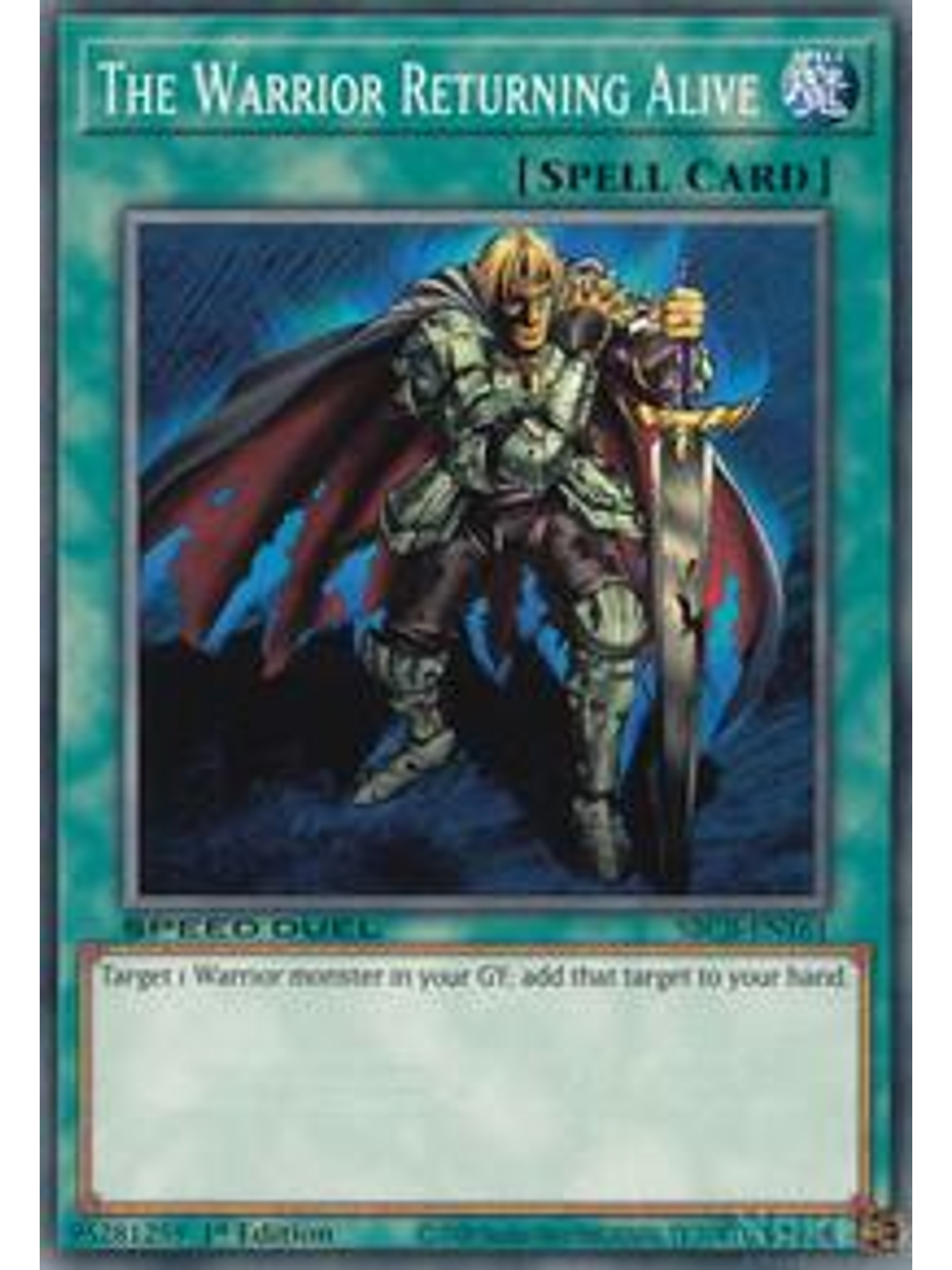 The Warrior Returning Alive - SBCB-EN161 - Common - 1st Edition 1