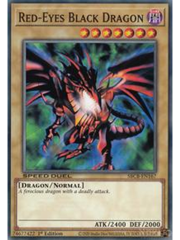Red-Eyes Black Dragon - SBCB-EN167 - Common - 1st Edition 1