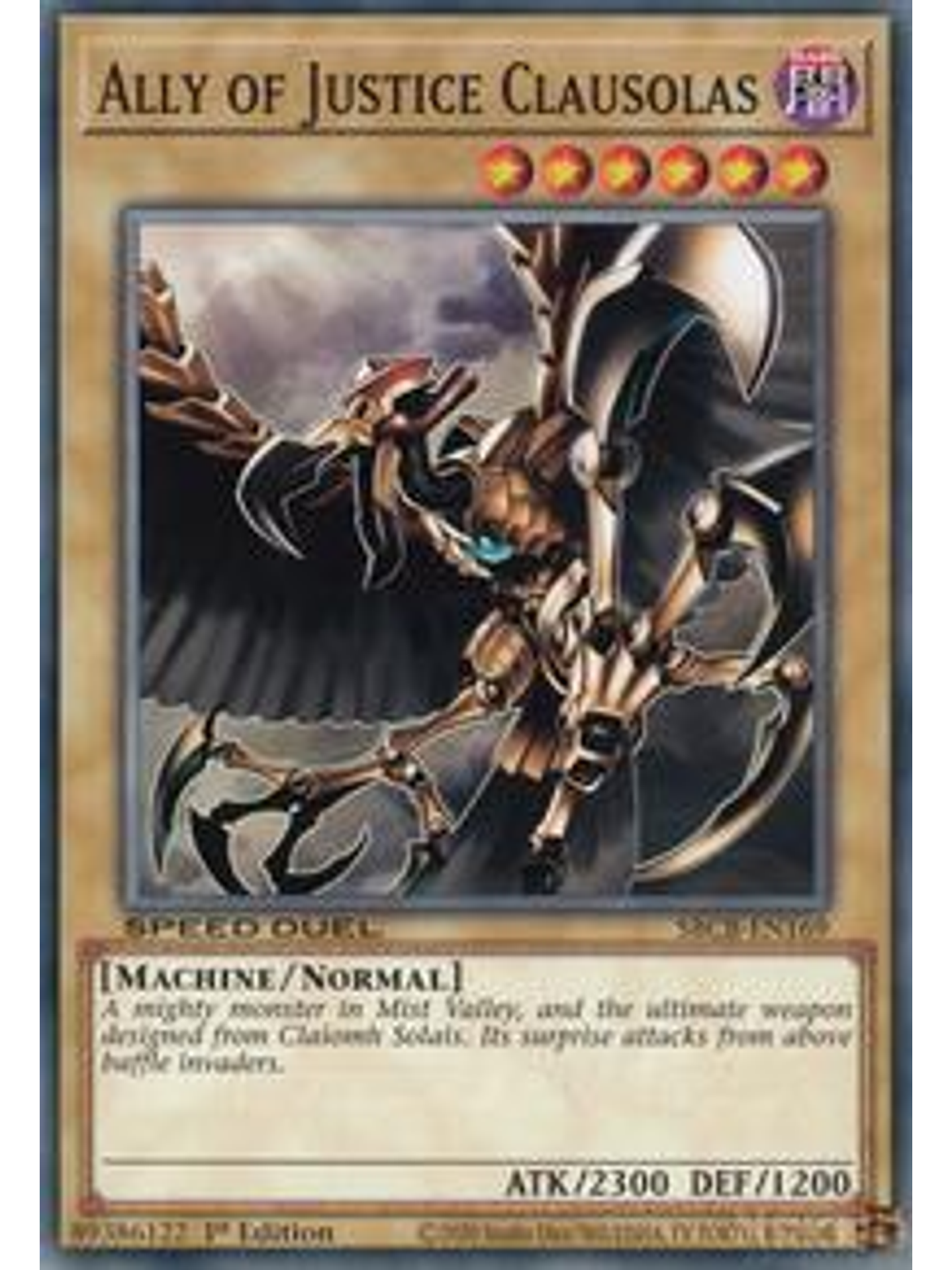 Ally of Justice Clausolas - SBCB-EN169 - Common - 1st Edition 1