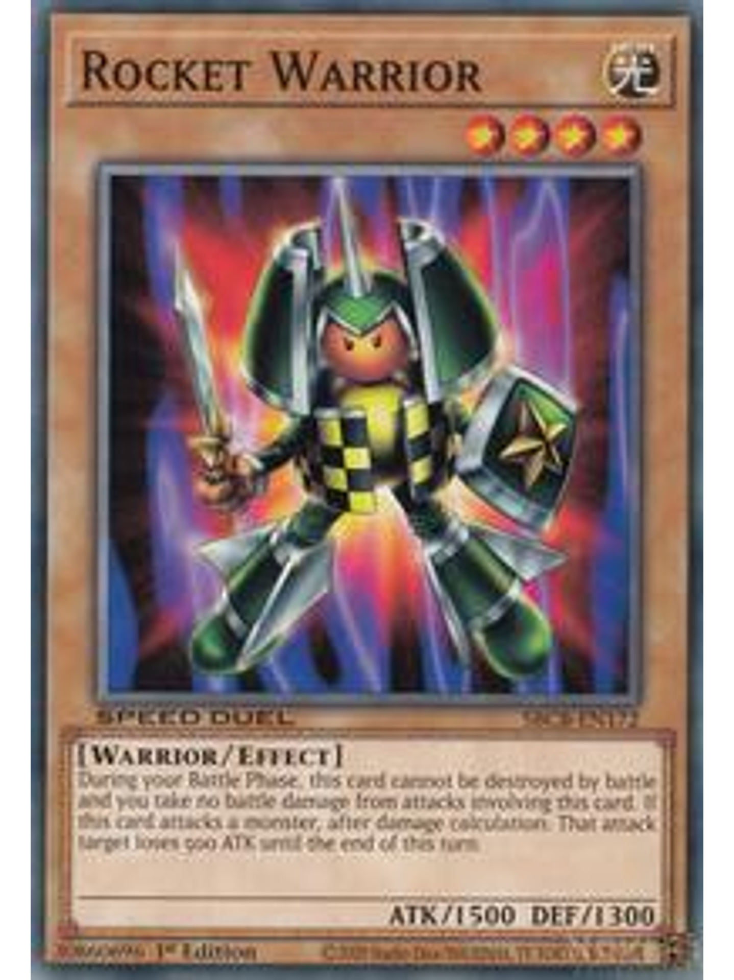 Rocket Warrior - SBCB-EN172 - Common - 1st Edition 1
