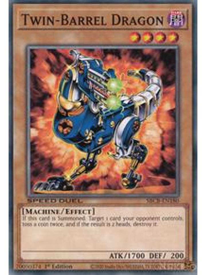 Twin-Barrel Dragon - SBCB-EN180 - Common - 1st Edition 1