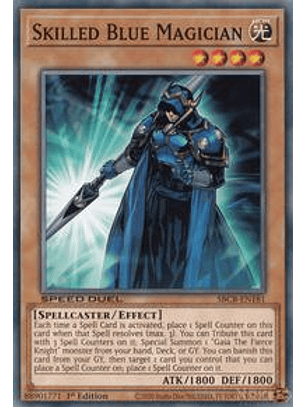 Skilled Blue Magician - SBCB-EN181 - Common - 1st Edition