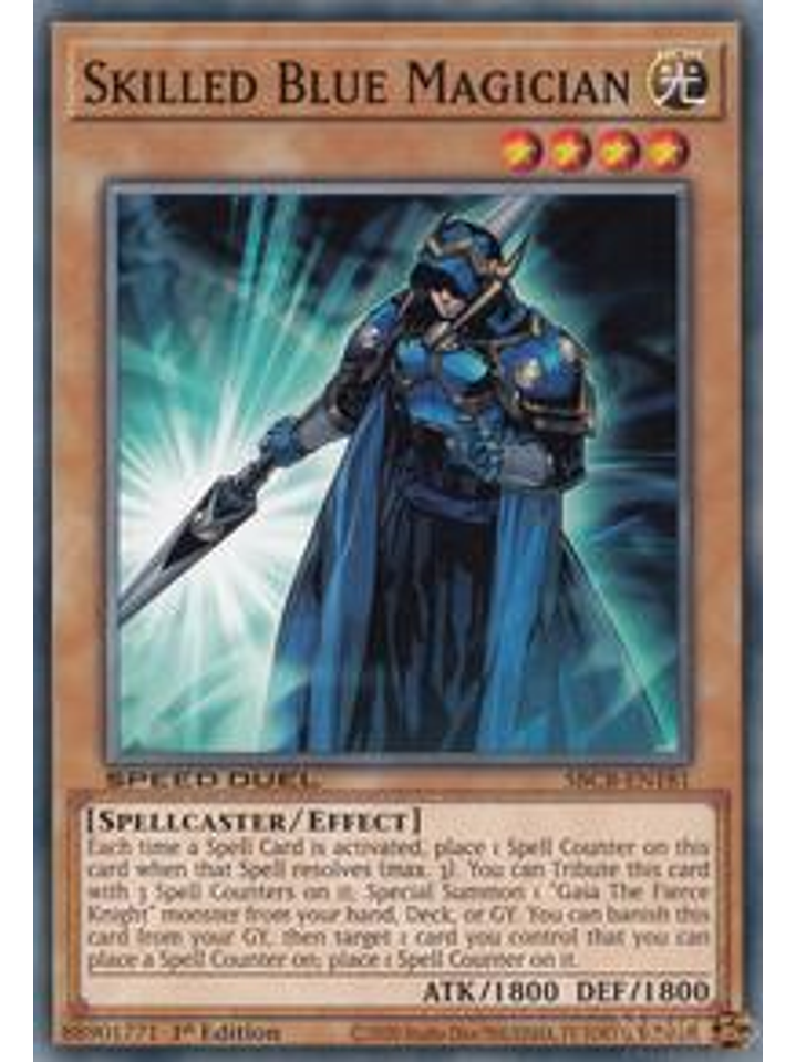 Skilled Blue Magician - SBCB-EN181 - Common - 1st Edition 1