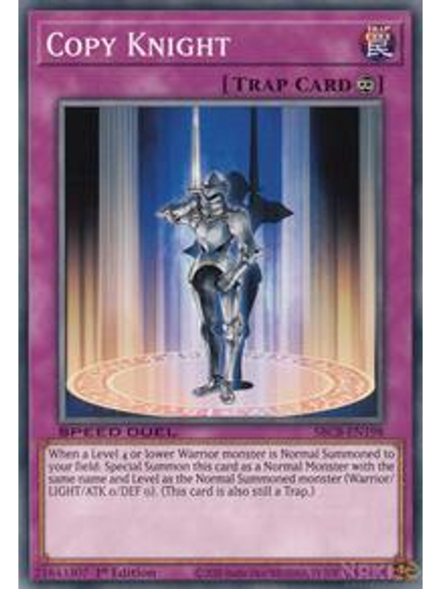 Copy Knight - SBCB-EN198 - Common - 1st Edition 1