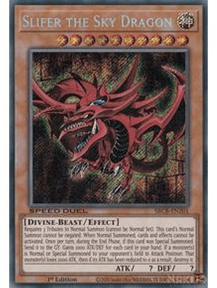 Slifer the Sky Dragon - SBCB-EN201 - Secret Rare - 1st Edition