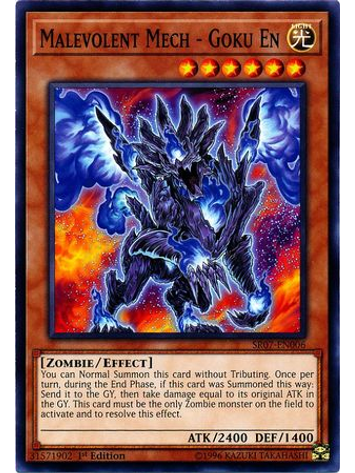 Malevolent Mech - Goku En - SR07-EN006 - Common 1st Edition 1