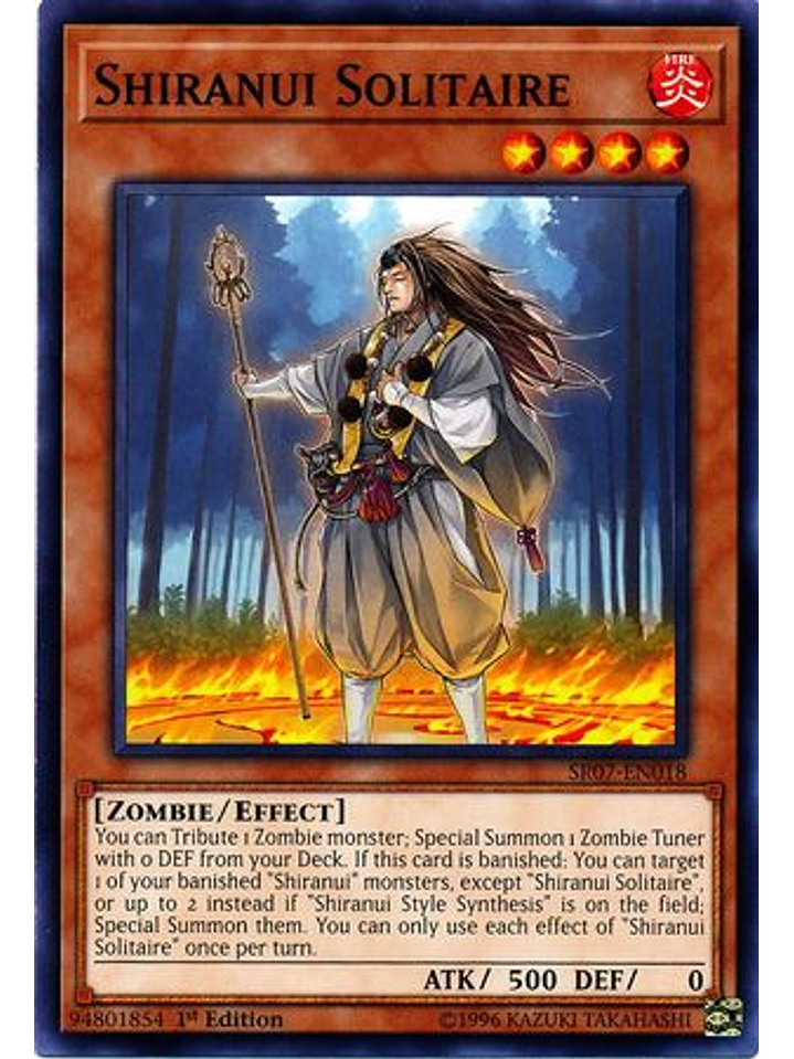 Shiranui Solitaire - SR07-EN018 - Common 1st Edition 1