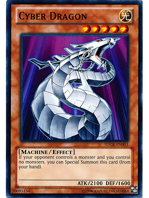 Cyber Dragon (White) - SDCR-EN003 - Common Unlimited