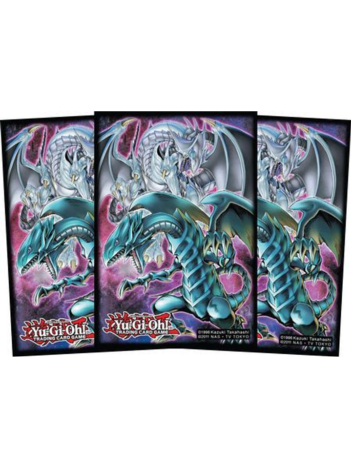Konami Double Dragon 50ct Yugioh Sized Mini Sleeves (KON89615) 1