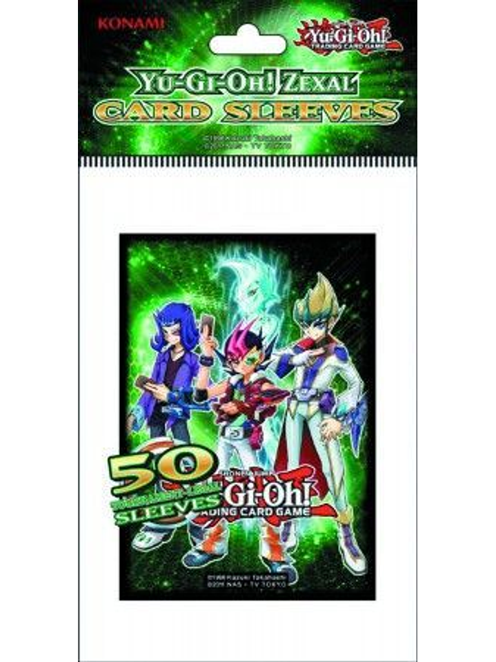 Konami Yugioh Zexal 50ct Yugioh Sized Mini Sleeves (KON89353/KON89355) 1