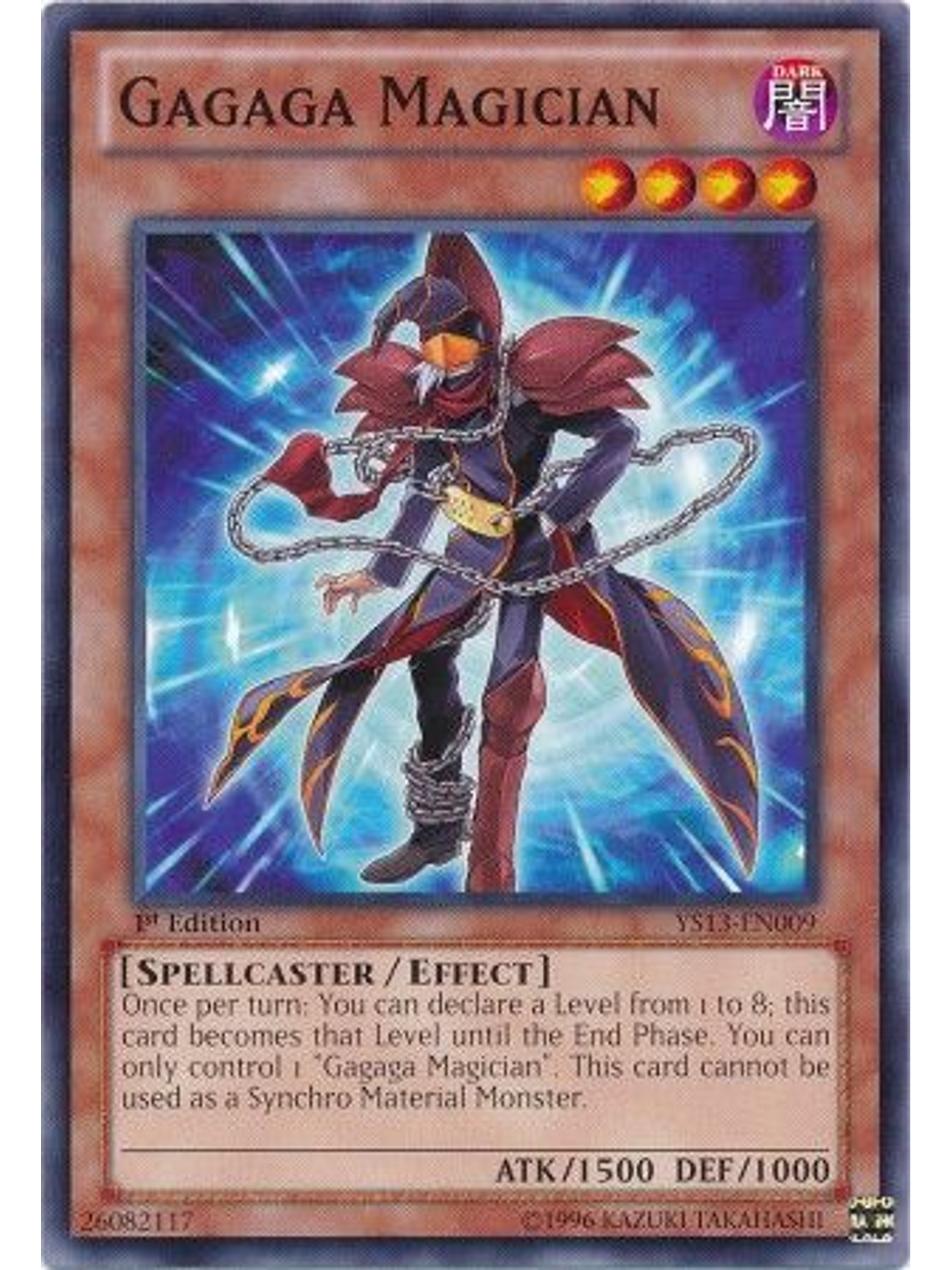 Gagaga Magician - YS13-EN009 - Common 1st Edition 1