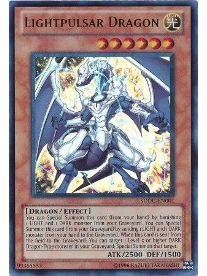 Lightpulsar Dragon - SDDC-EN001 - Ultra Rare Unlimited 1