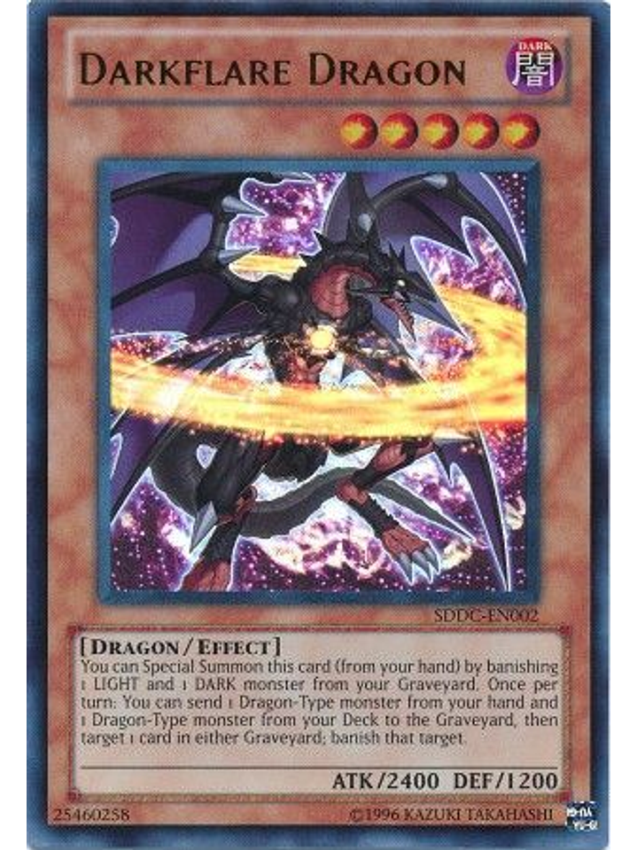 Darkflare Dragon - SDDC-EN002 - Ultra Rare Unlimited 1