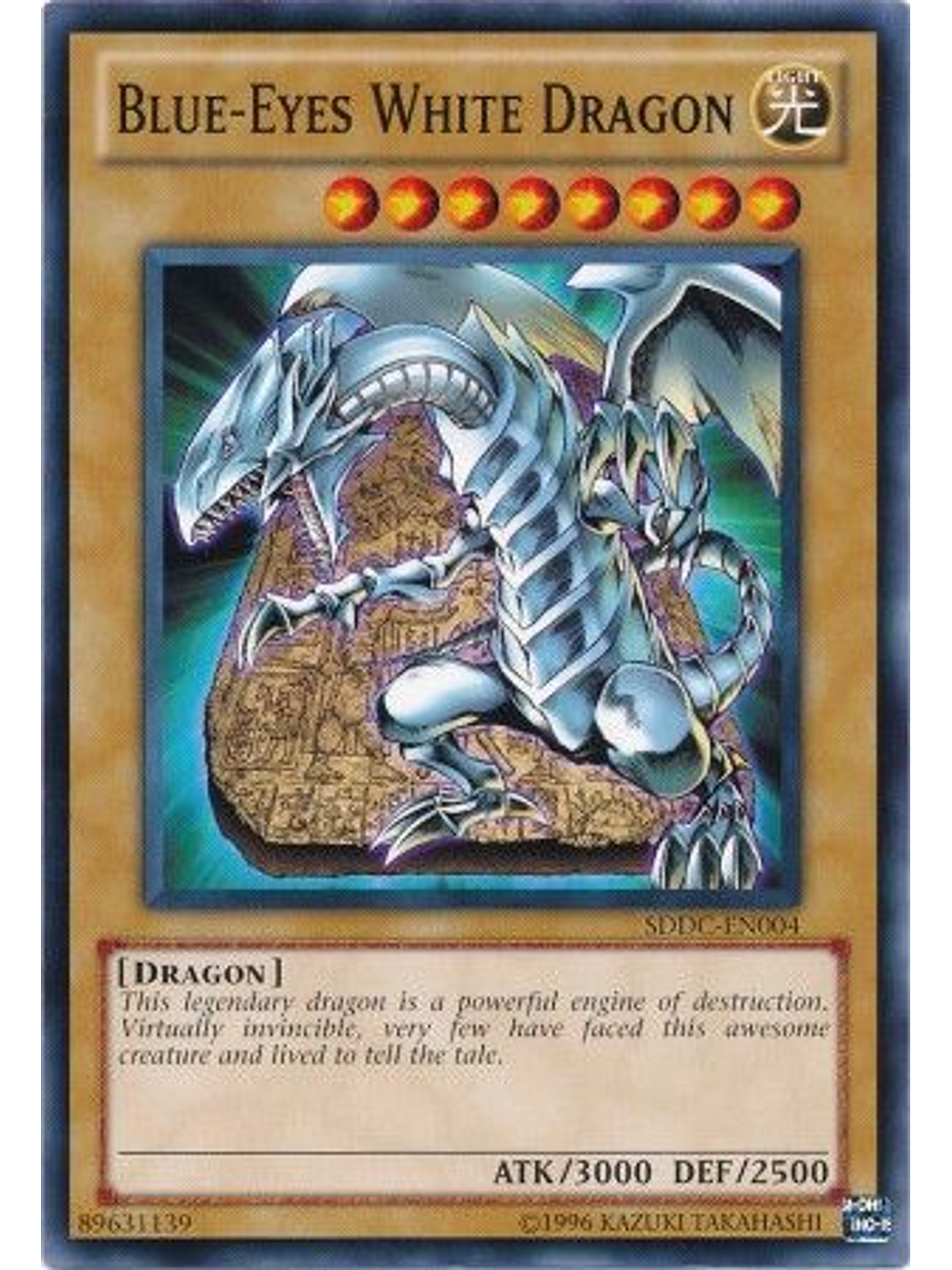 Blue-Eyes White Dragon - SDDC-EN004 - Common Unlimited 1