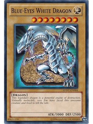 Blue-Eyes White Dragon - SDDC-EN004 - Common Unlimited