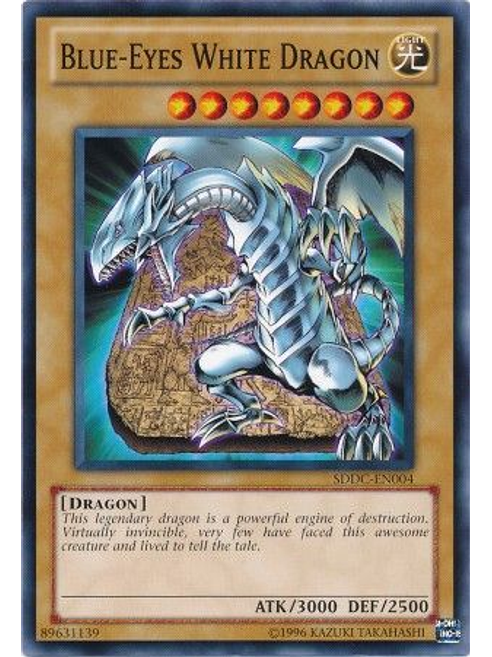 Blue-Eyes White Dragon - SDDC-EN004 - Common Unlimited 1