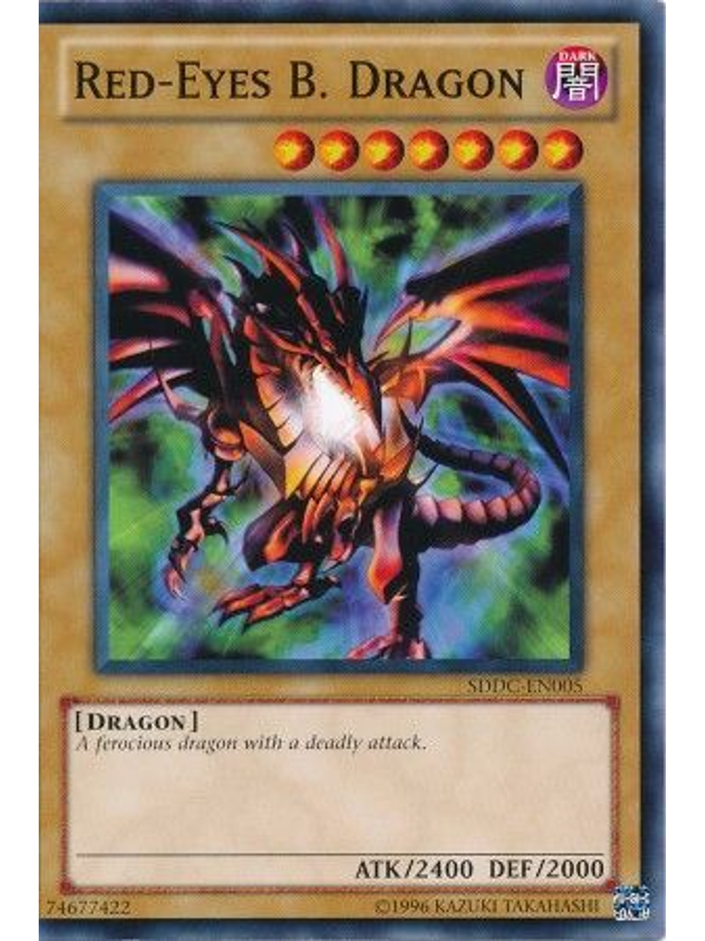 Red-Eyes B. Dragon - SDDC-EN005 - Common Unlimited 1