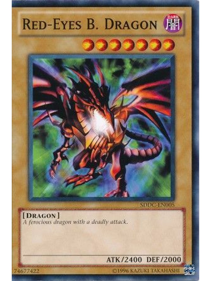 Red-Eyes B. Dragon - SDDC-EN005 - Common Unlimited 1