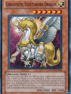 Gragonith, Lightsworn Dragon - SDDC-EN010 - Common Unlimited