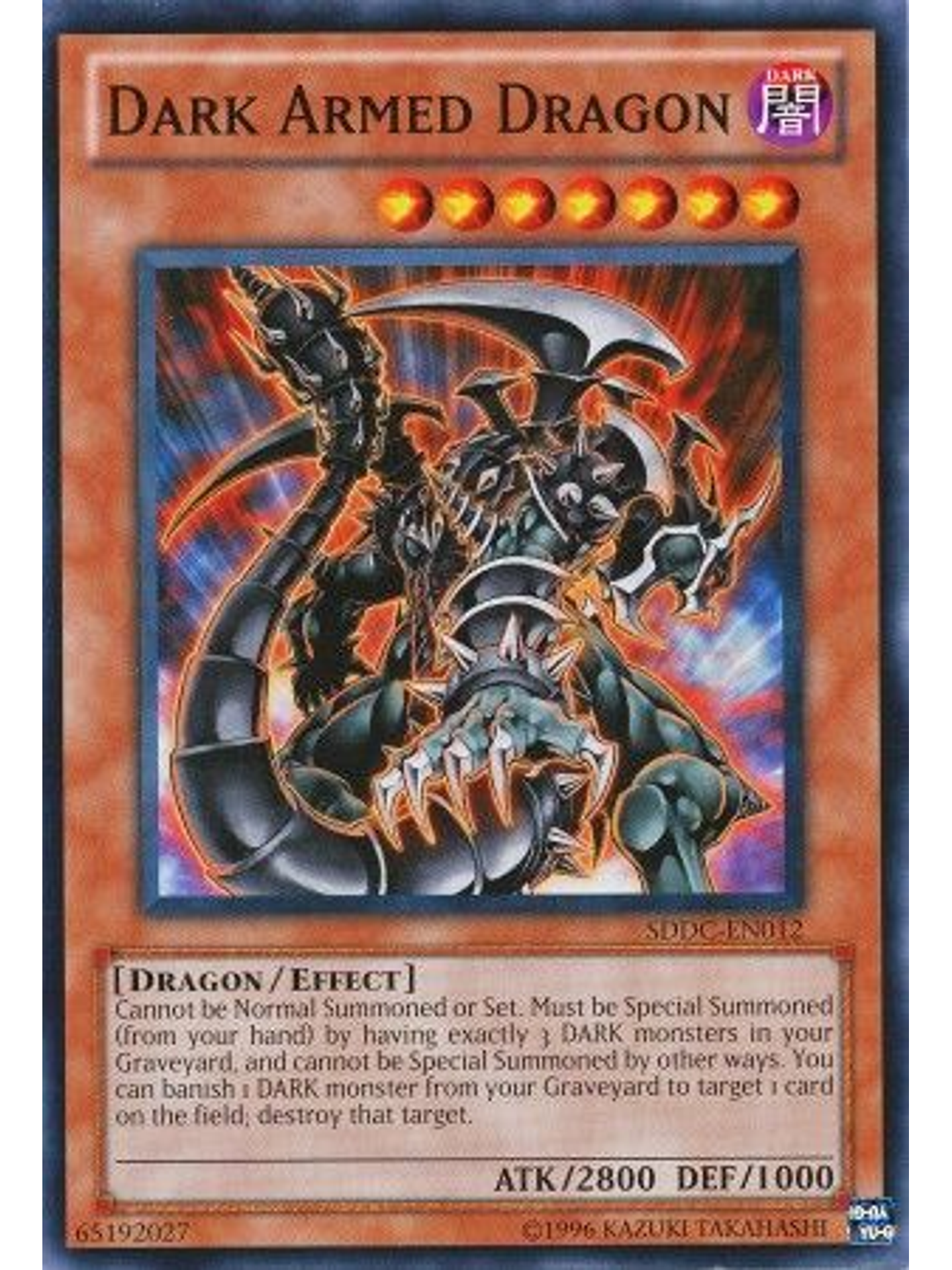 Dark Armed Dragon - SDDC-EN012 - Common Unlimited 1