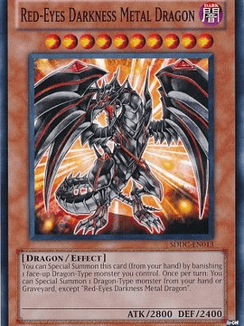 Red-Eyes Darkness Metal Dragon - SDDC-EN013 - Common Unlimited