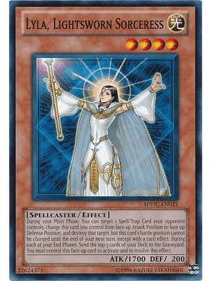 Lyla, Lightsworn Sorceress - SDDC-EN021 - Common Unlimited