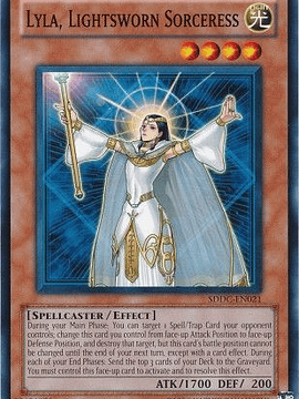 Lyla, Lightsworn Sorceress - SDDC-EN021 - Common Unlimited