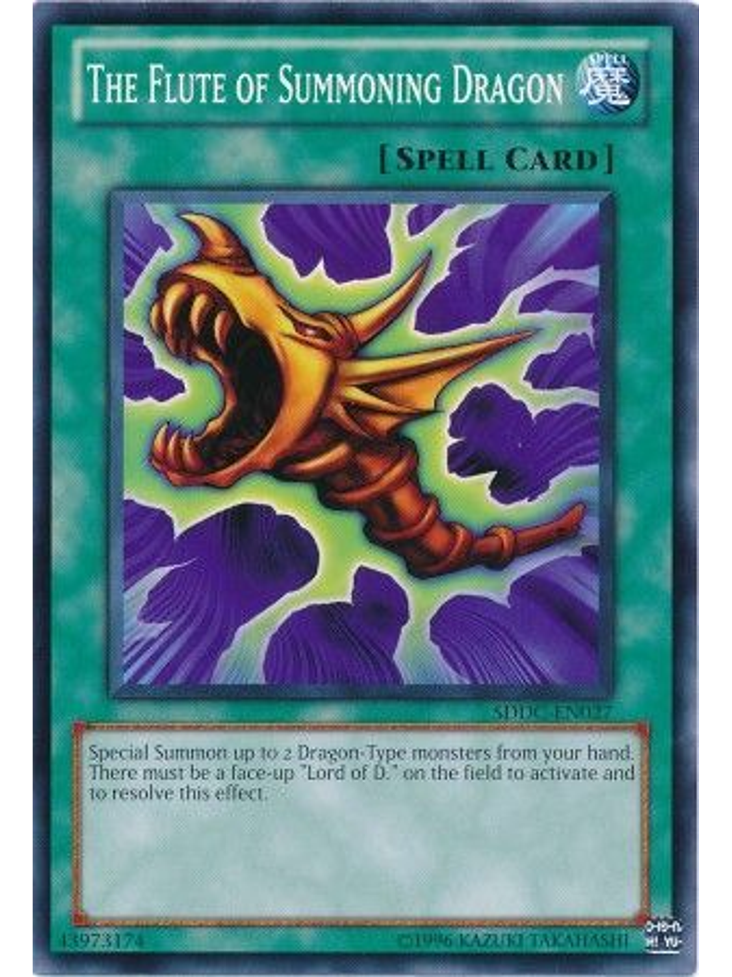 The Flute of Summoning Dragon - SDDC-EN027 - Common Unlimited 1