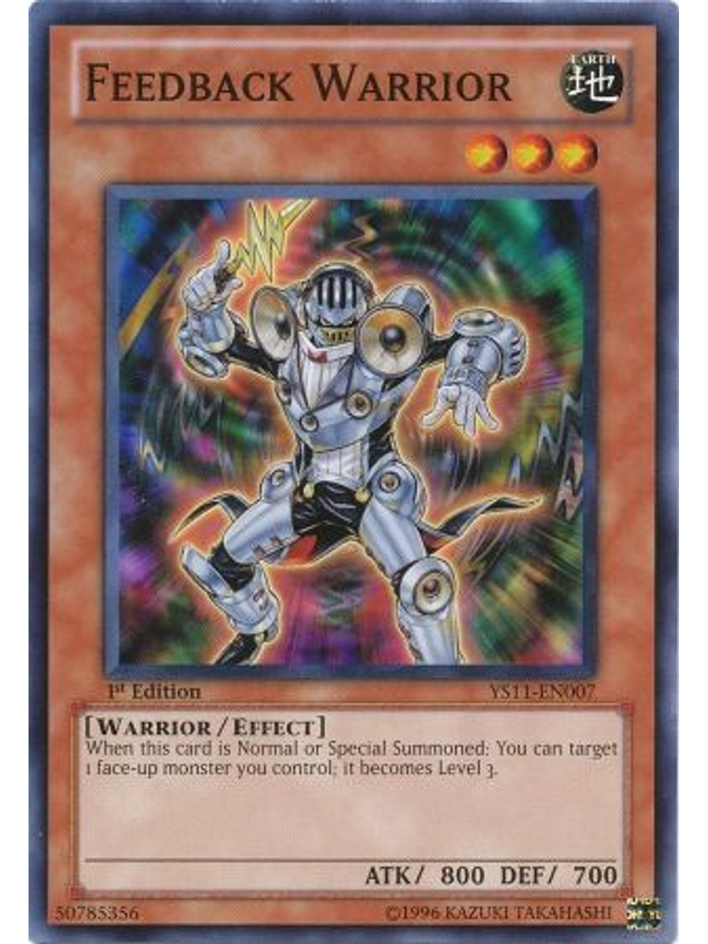 Feedback Warrior - YS11-EN007 - Common 1st Edition 1