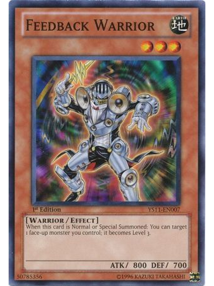 Feedback Warrior - YS11-EN007 - Common 1st Edition 1
