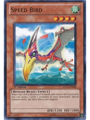 Speed Bird - YS11-EN008 - Common 1st Edition