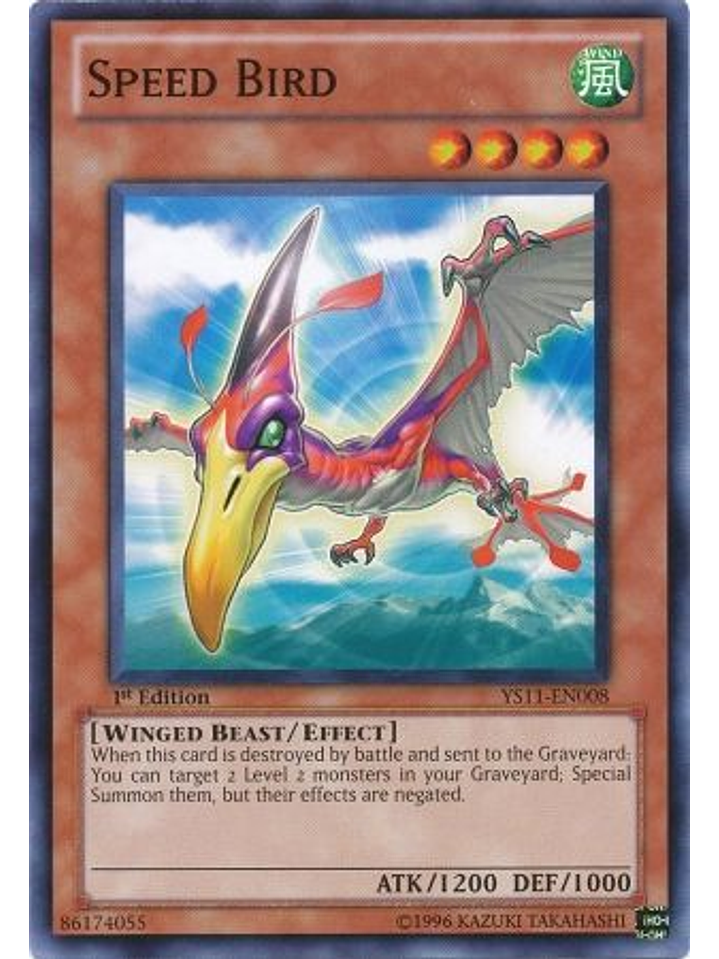 Speed Bird - YS11-EN008 - Common 1st Edition 1