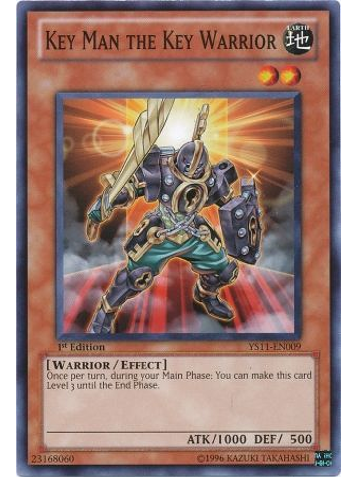 Key Man the Key Warrior - YS11-EN009 - Common 1st Edition 1