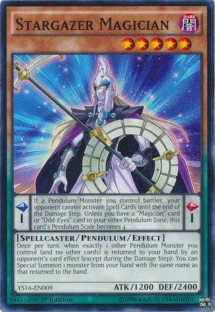 Stargazer Magician - YS16-EN009 - Common 1st Edition