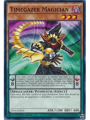 Timegazer Magician - YS16-EN010 - Common 1st Edition