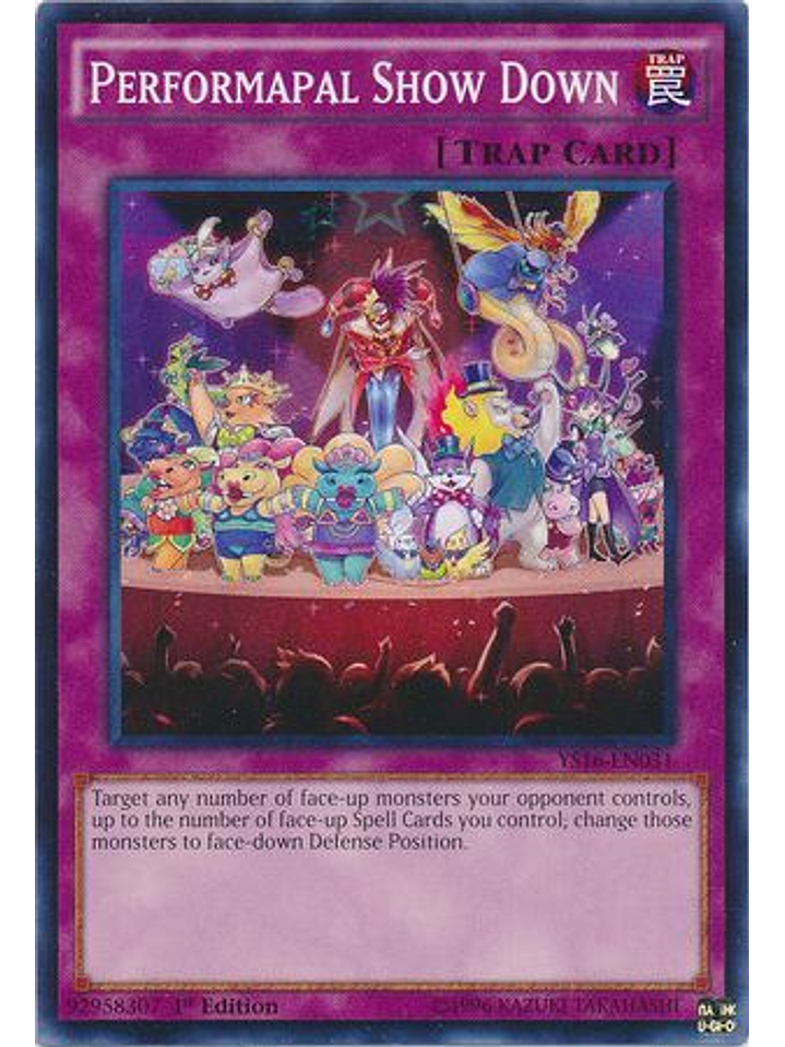 Performapal Show Down - YS16-EN031 - Common 1st Edition 1
