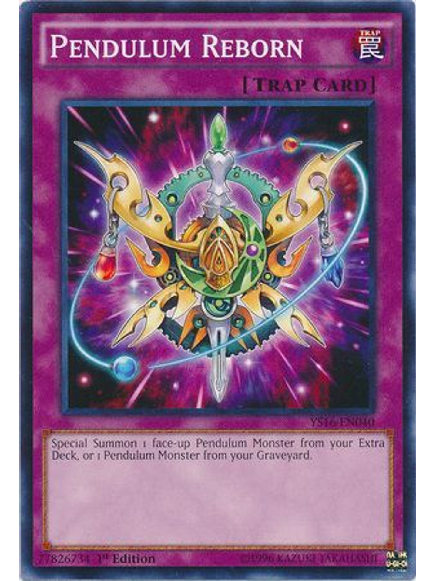 Pendulum Reborn - YS16-EN040 - Common 1st Edition 1