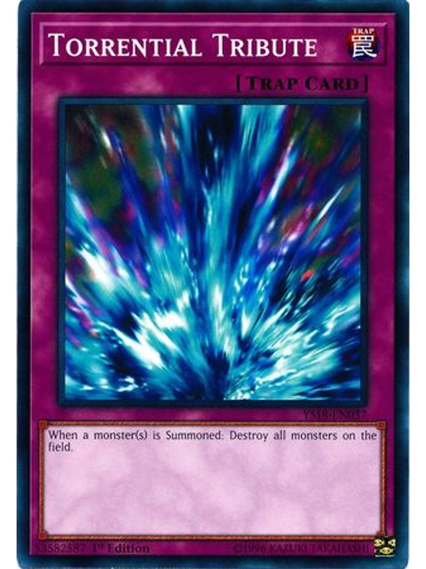 Torrential Tribute - YS18-EN037 - Common 1st Edition 1