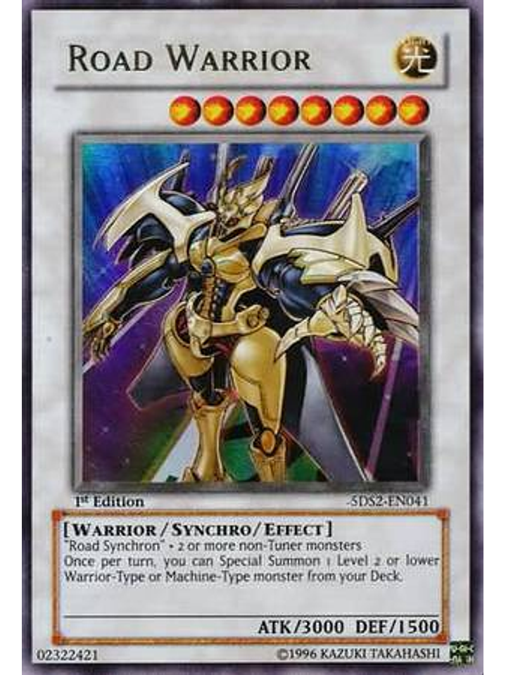 Road Warrior - 5DS2-EN041 - Ultra Rare 1st Edition 1