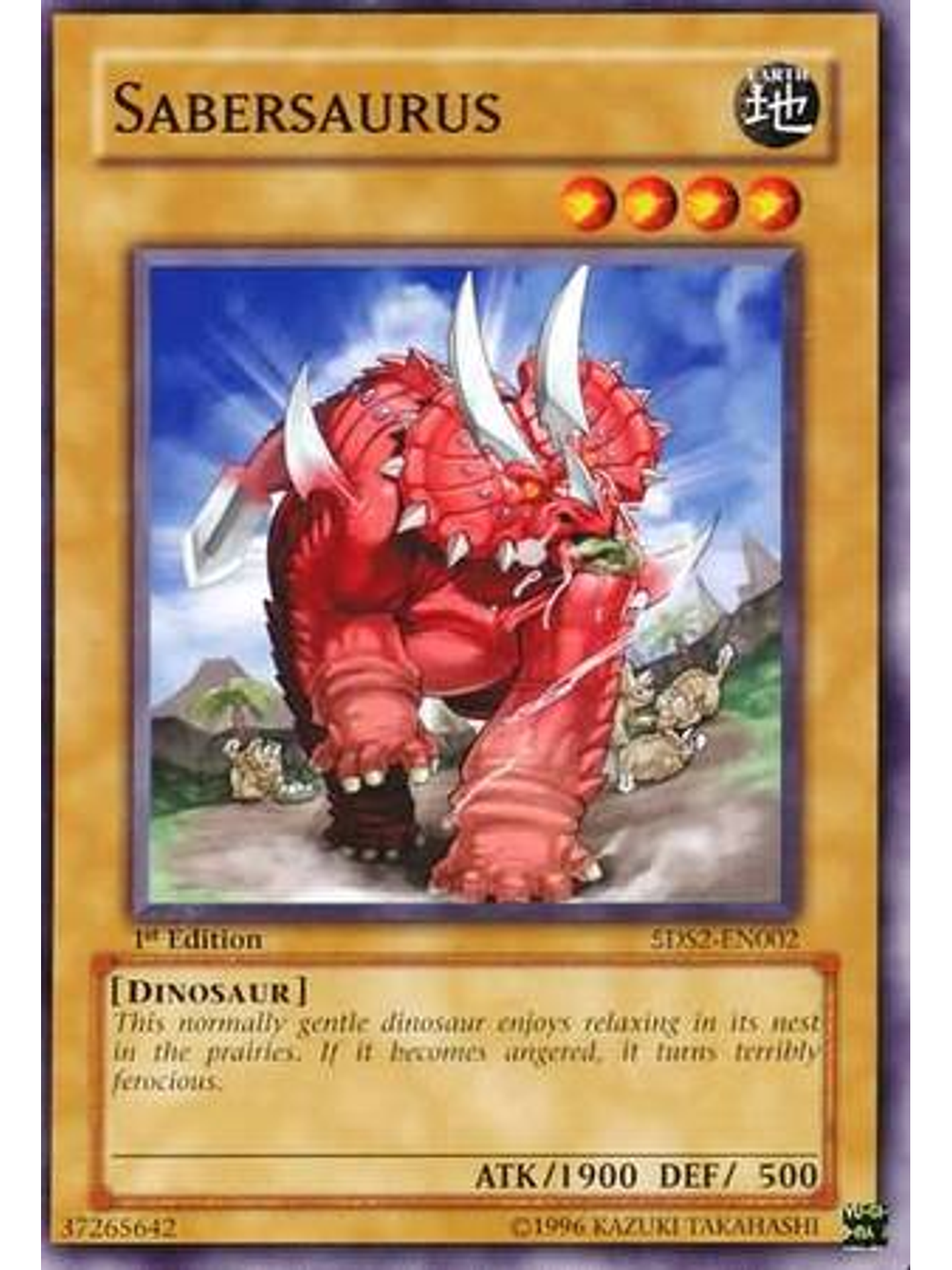 Sabersaurus - 5DS2-EN002 - Common 1st Edition 1