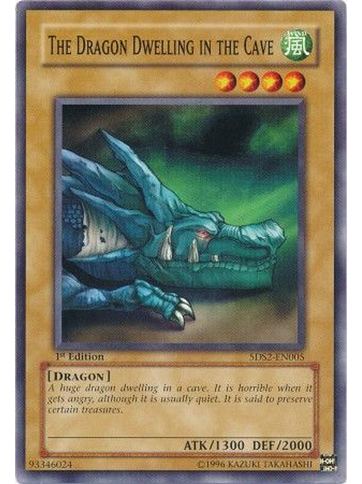 The Dragon Dwelling in the Cave - 5DS2-EN005 - Common 1st Edition 1