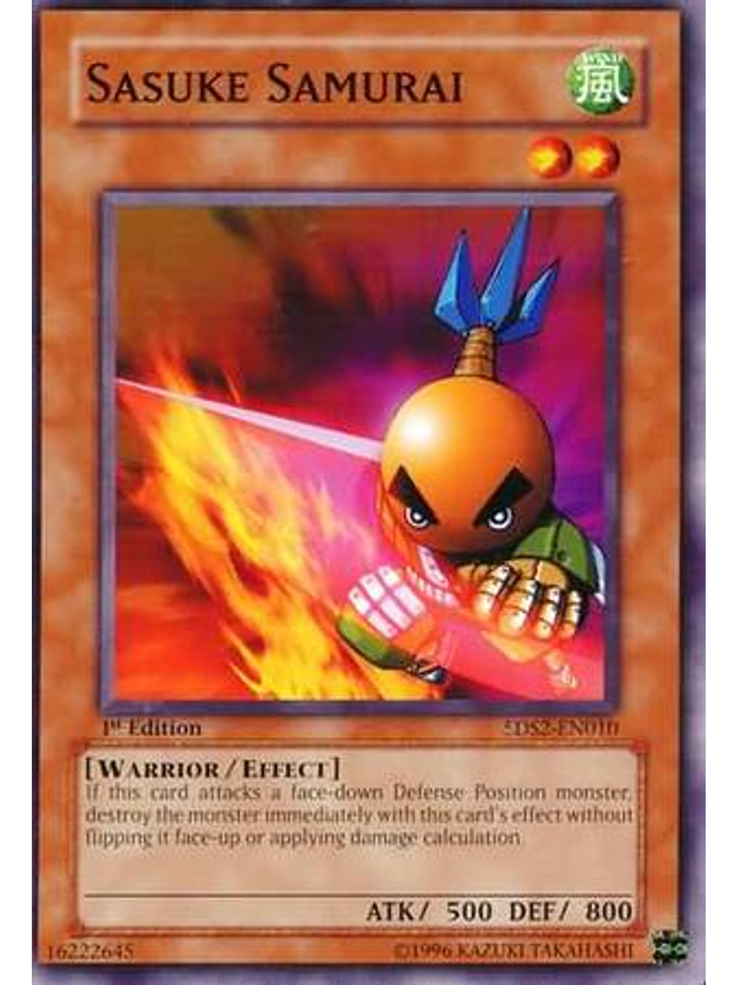 Sasuke Samurai - 5DS2-EN010 - Common 1st Edition 1