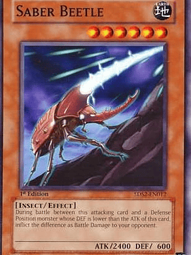 Saber Beetle - 5DS2-EN012 - Common 1st Edition