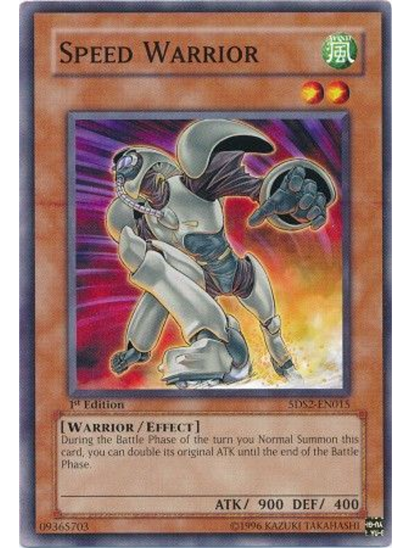 Speed Warrior - 5DS2-EN015 - Common 1st Edition 1