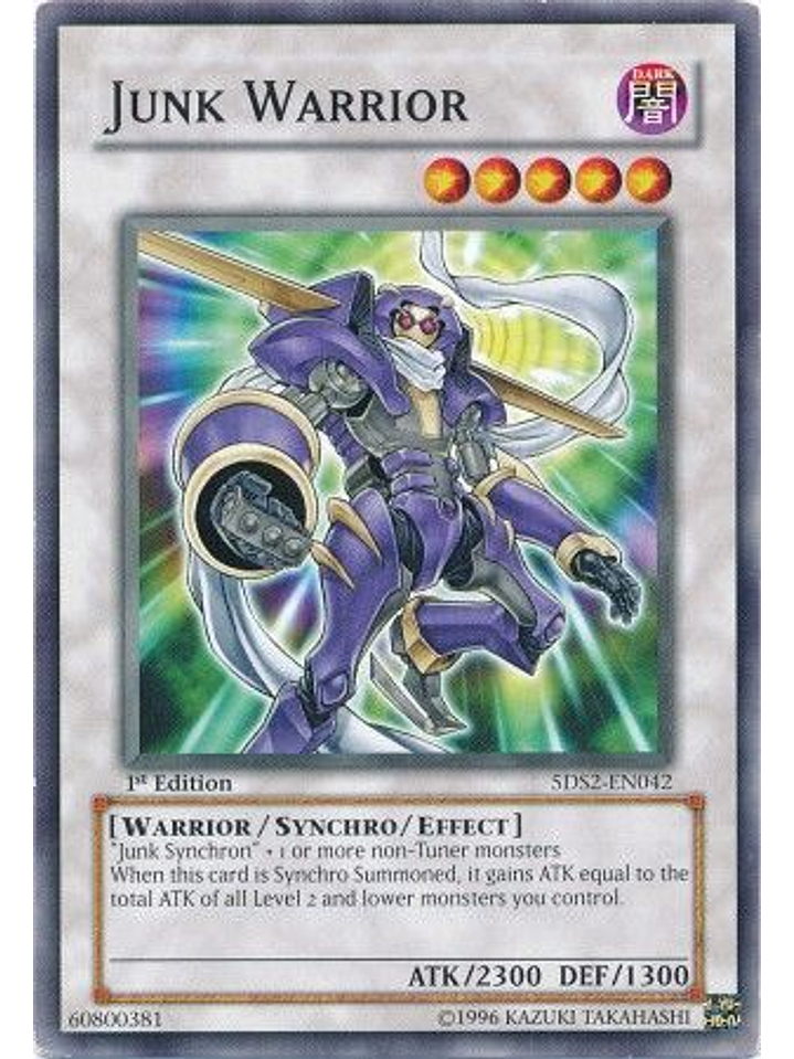 Junk Warrior - 5DS2-EN042 - Common 1st Edition 1