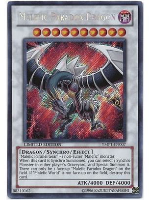 Malefic Paradox Dragon - YMP1-EN007 - Secret Rare