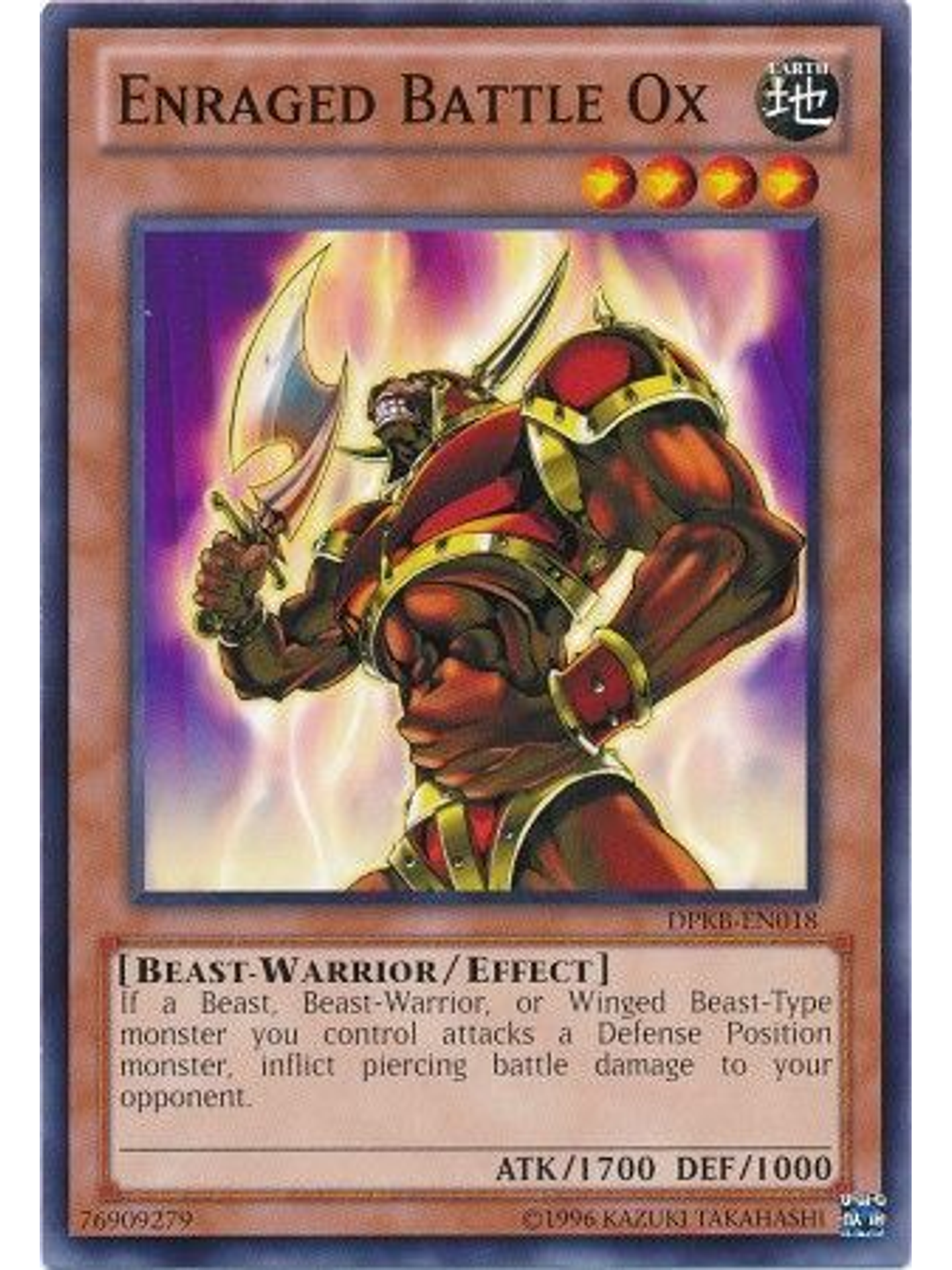 Enraged Battle Ox - DPKB-EN018 - Common Unlimited 1