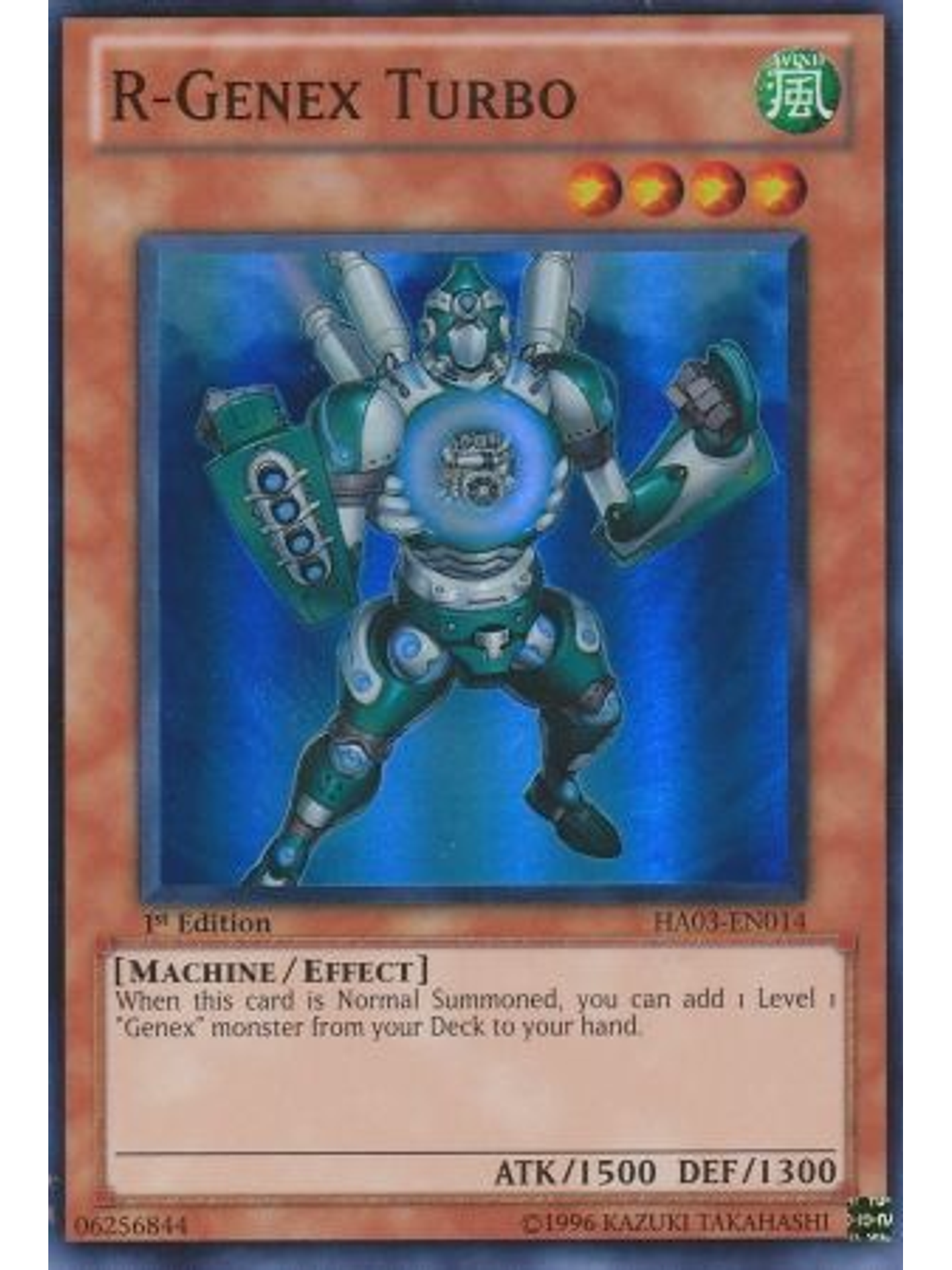 R-Genex Turbo - HA03-EN014 - Super Rare 1st Edition 1