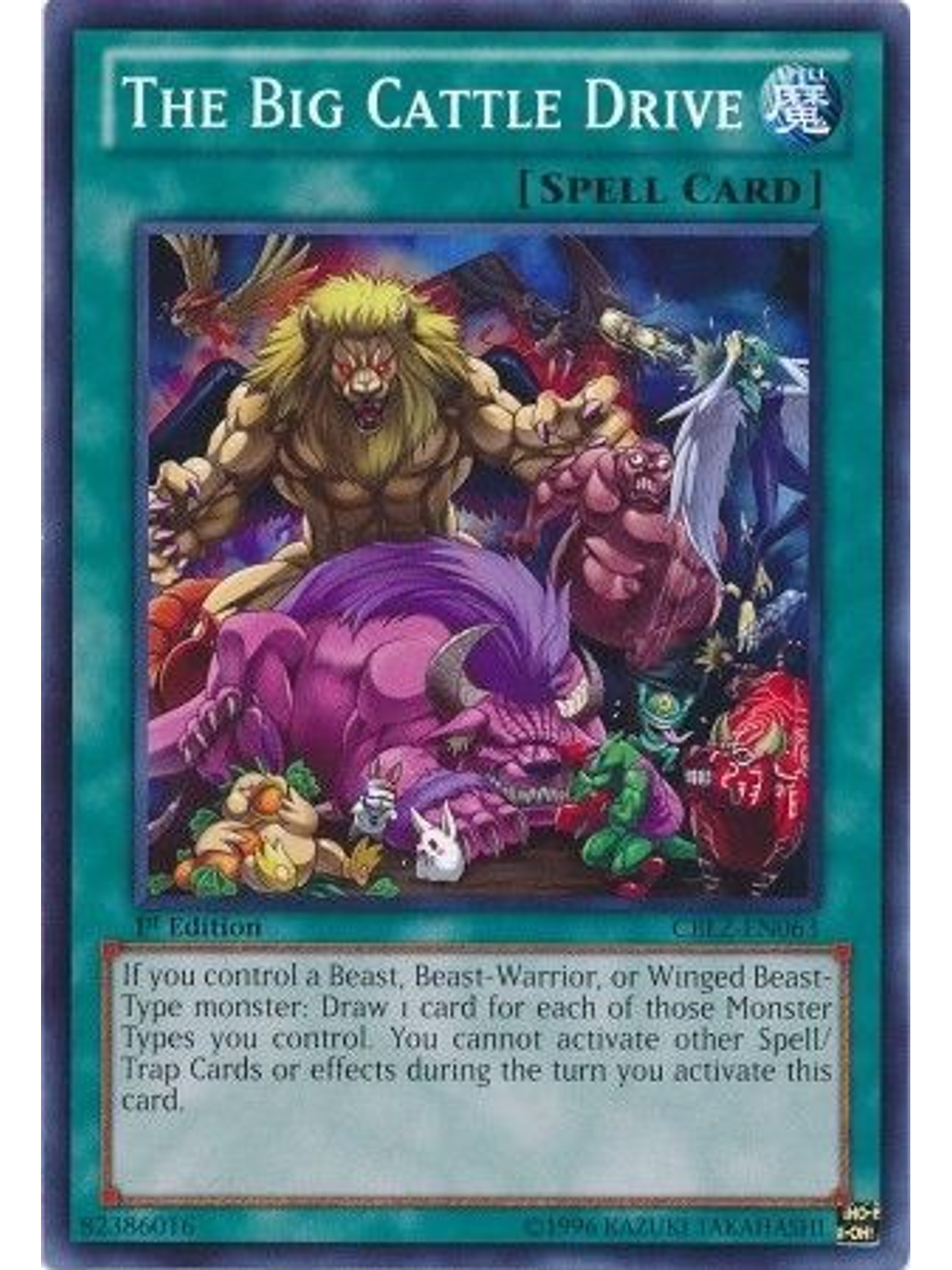 The Big Cattle Drive - CBLZ-EN063 - Common 1st Edition 1